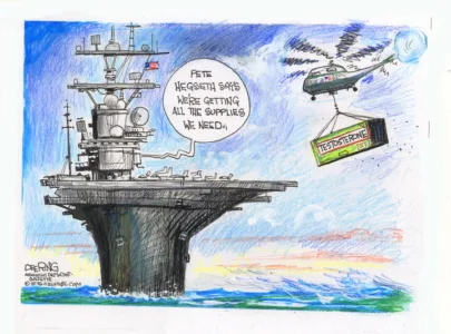 Editorial cartoon for Aug. 17, 2026